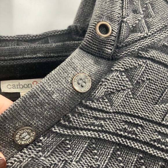 Carbon2Cobalt Aztec Western Textured Gray Hoodie Men’s XL Ranch Rodeo - Picture 7 of 11